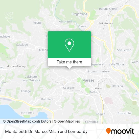 Montalbetti Dr. Marco map