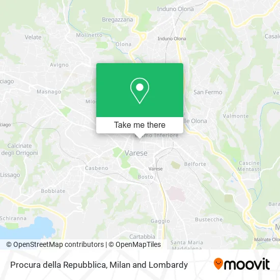 Procura della Repubblica map