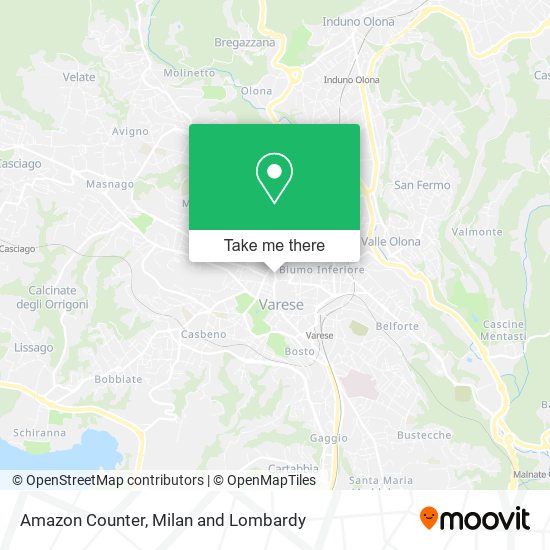 Amazon Counter map