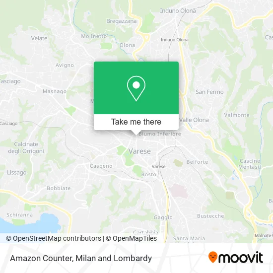 Amazon Counter map