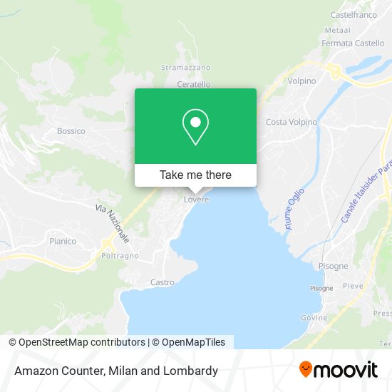 Amazon Counter map