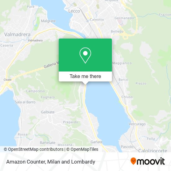 Amazon Counter map