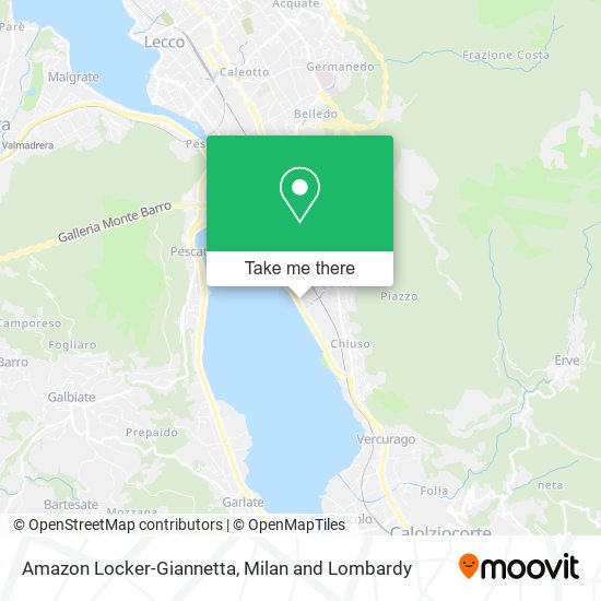 Amazon Locker-Giannetta map