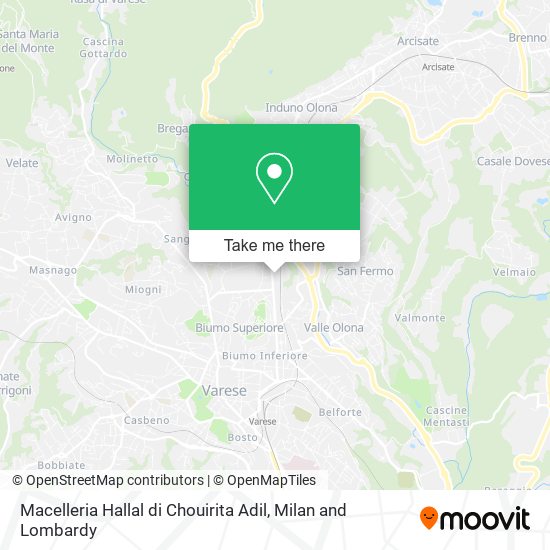 Macelleria Hallal di Chouirita Adil map