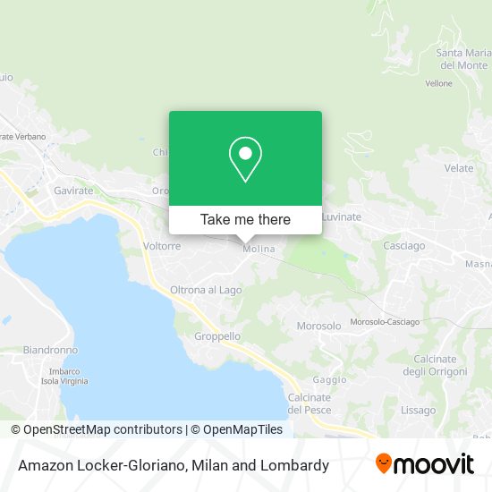 Amazon Locker-Gloriano map