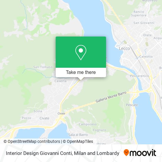 Interior Design Giovanni Conti map