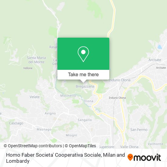 Homo Faber Societa' Cooperativa Sociale map