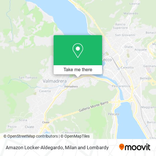 Amazon Locker-Aldegardo map