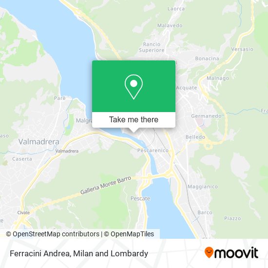 Ferracini Andrea map