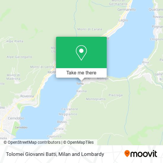 Tolomei Giovanni Batti map