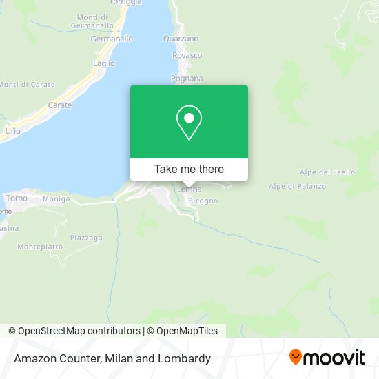 Amazon Counter map