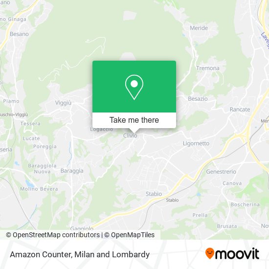 Amazon Counter map