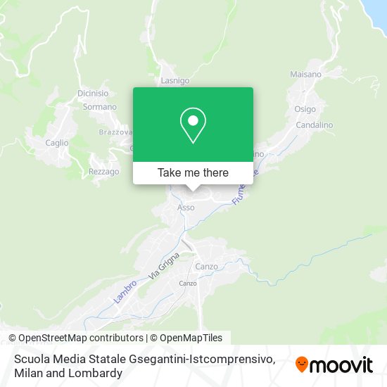 Scuola Media Statale Gsegantini-Istcomprensivo map