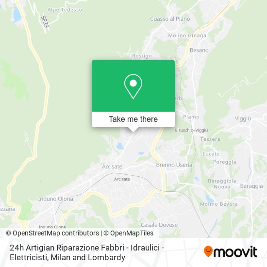 24h Artigian Riparazione Fabbri - Idraulici - Elettricisti map