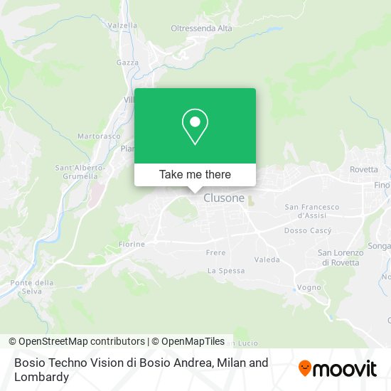 Bosio Techno Vision di Bosio Andrea map