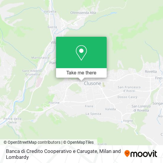 Banca di Credito Cooperativo e Carugate map
