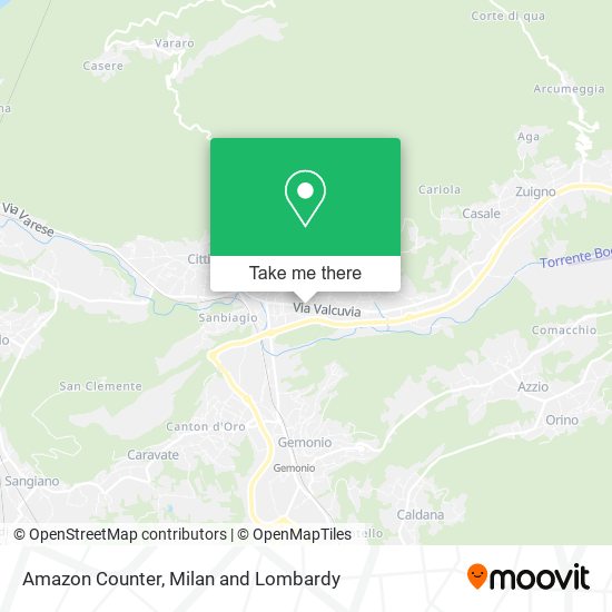 Amazon Counter map