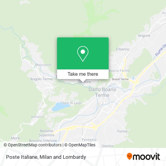 Poste Italiane map