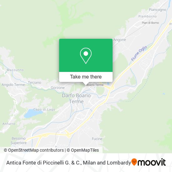 Antica Fonte di Piccinelli G. & C. map