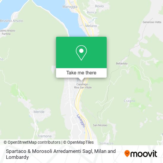 Spartaco & Morosoli Arredamenti Sagl map