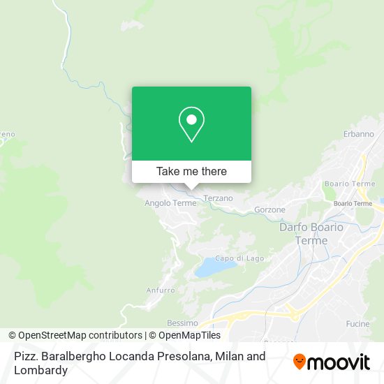 Pizz. Baralbergho Locanda Presolana map