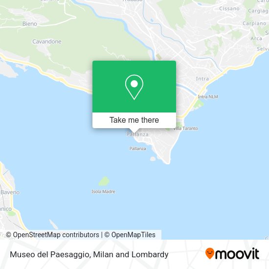 Museo del Paesaggio map