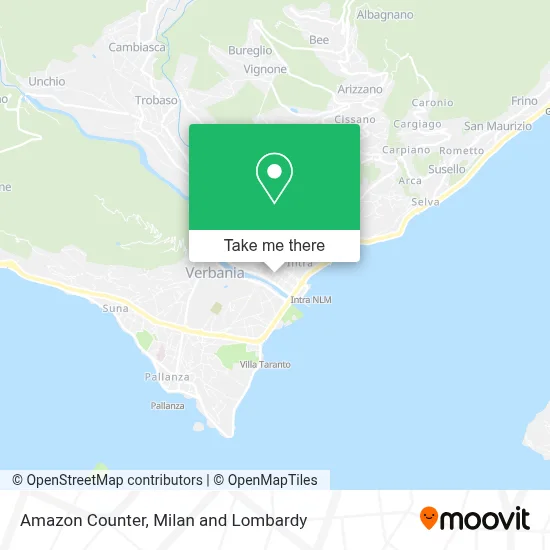 Amazon Counter map