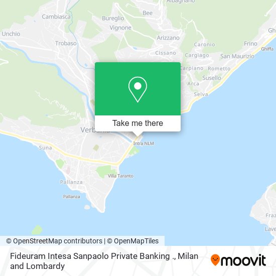 Fideuram Intesa Sanpaolo Private Banking . map