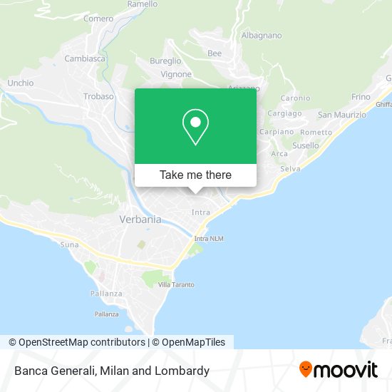 Banca Generali map