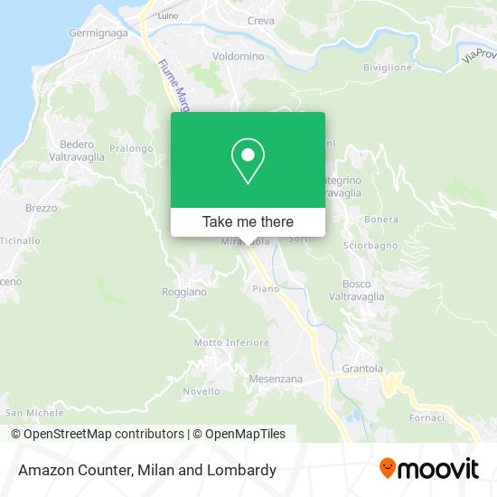 Amazon Counter map