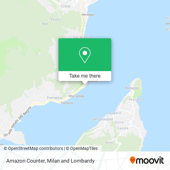 Amazon Counter map