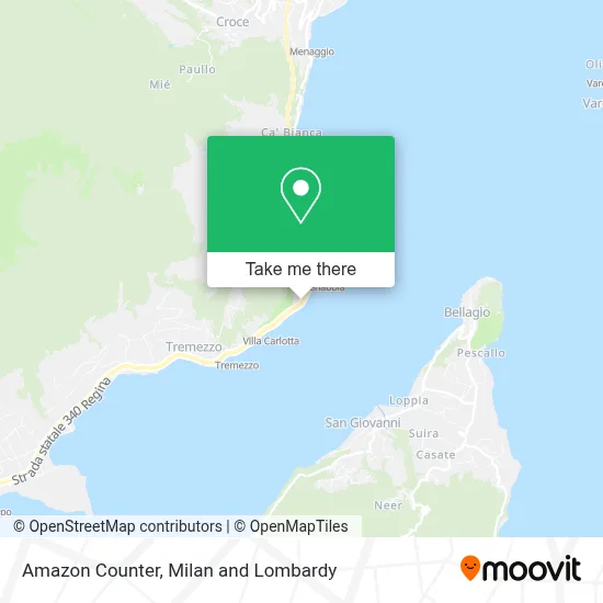 Amazon Counter map