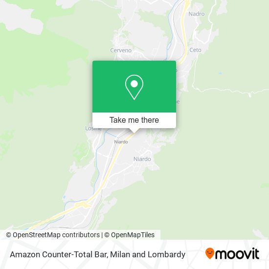 Amazon Counter-Total Bar map