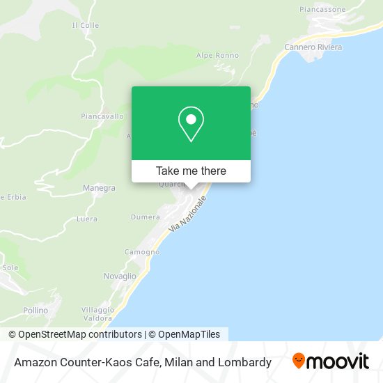 Amazon Counter-Kaos Cafe map