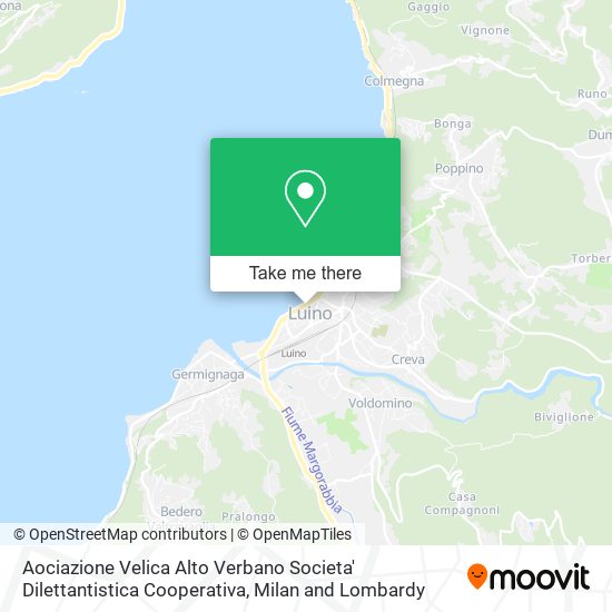 Aociazione Velica Alto Verbano Societa' Dilettantistica Cooperativa map