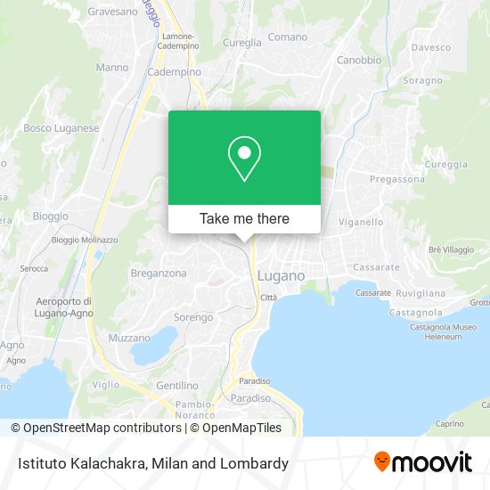 Istituto Kalachakra map