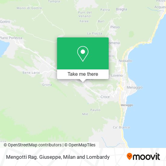 Mengotti Rag. Giuseppe map