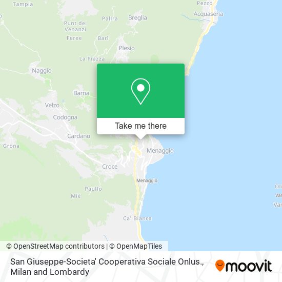 San Giuseppe-Societa' Cooperativa Sociale Onlus. map