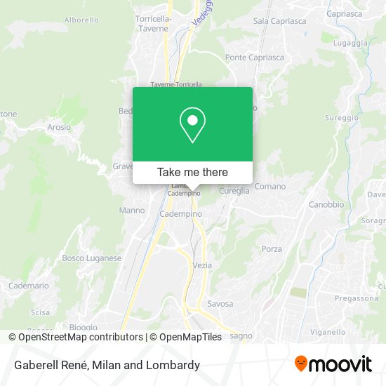 Gaberell René map