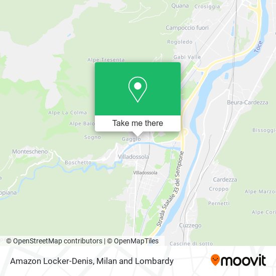 Amazon Locker-Denis map
