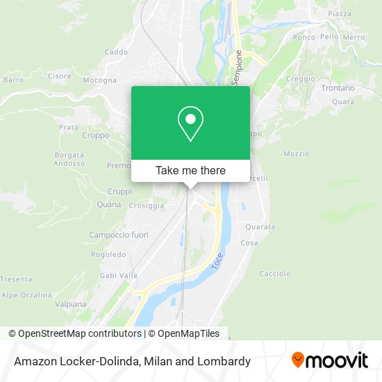 Amazon Locker-Dolinda map
