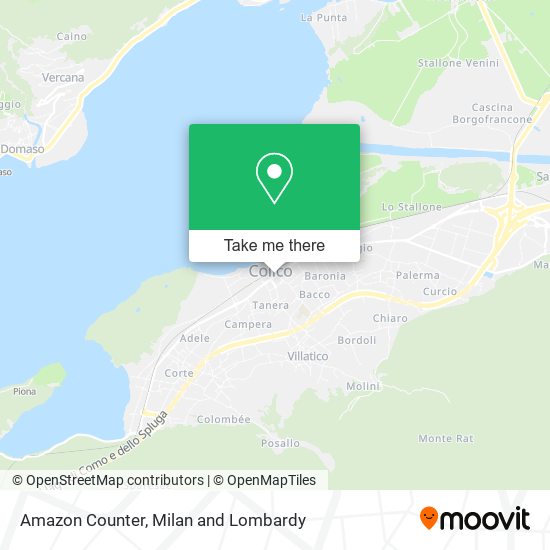 Amazon Counter map