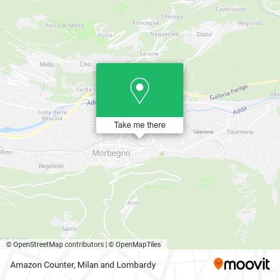 Amazon Counter map