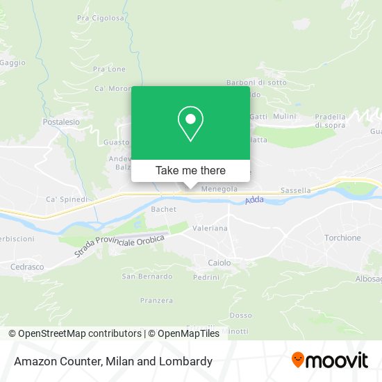 Amazon Counter map