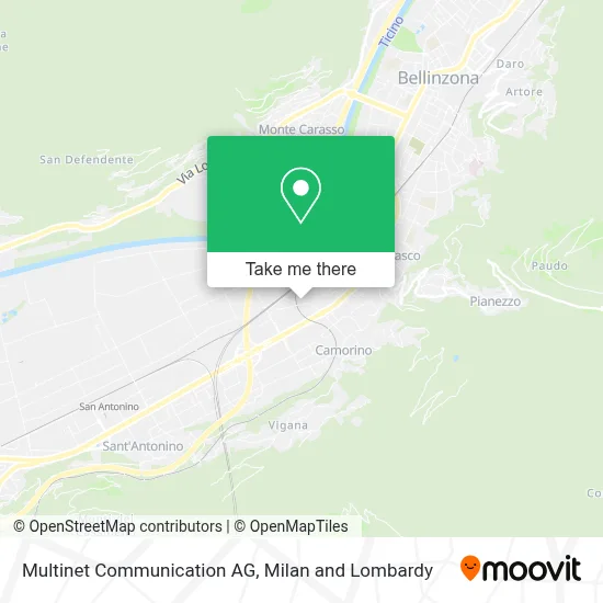 Multinet Communication AG map