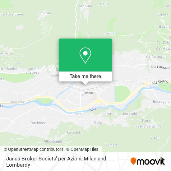Janua Broker Societa' per Azioni map