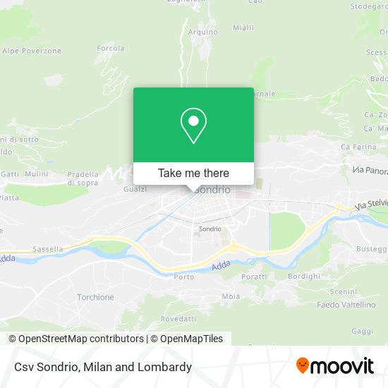 Csv Sondrio map