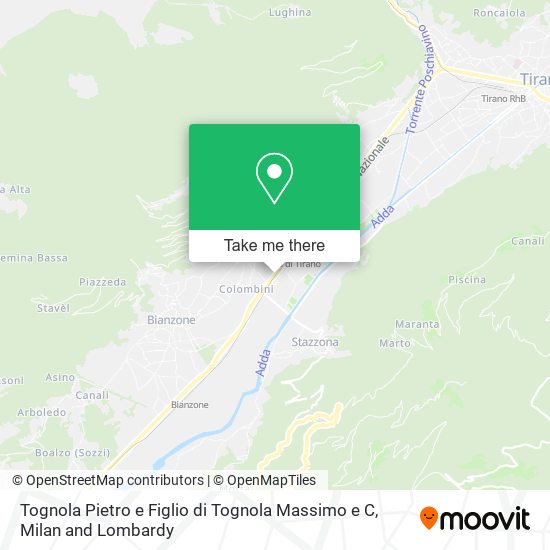 Tognola Pietro e Figlio di Tognola Massimo e C map