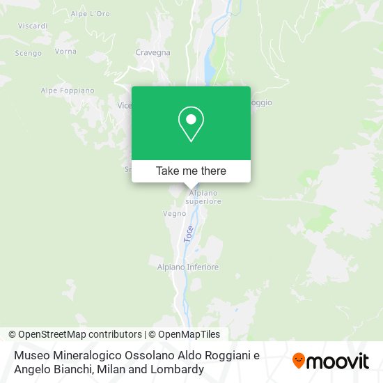 Museo Mineralogico Ossolano Aldo Roggiani e Angelo Bianchi map