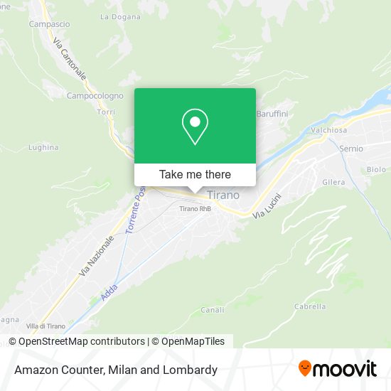 Amazon Counter map